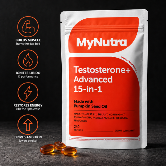 MyNutra® - Testosterone+ Advanced 15-in-1 Softgels