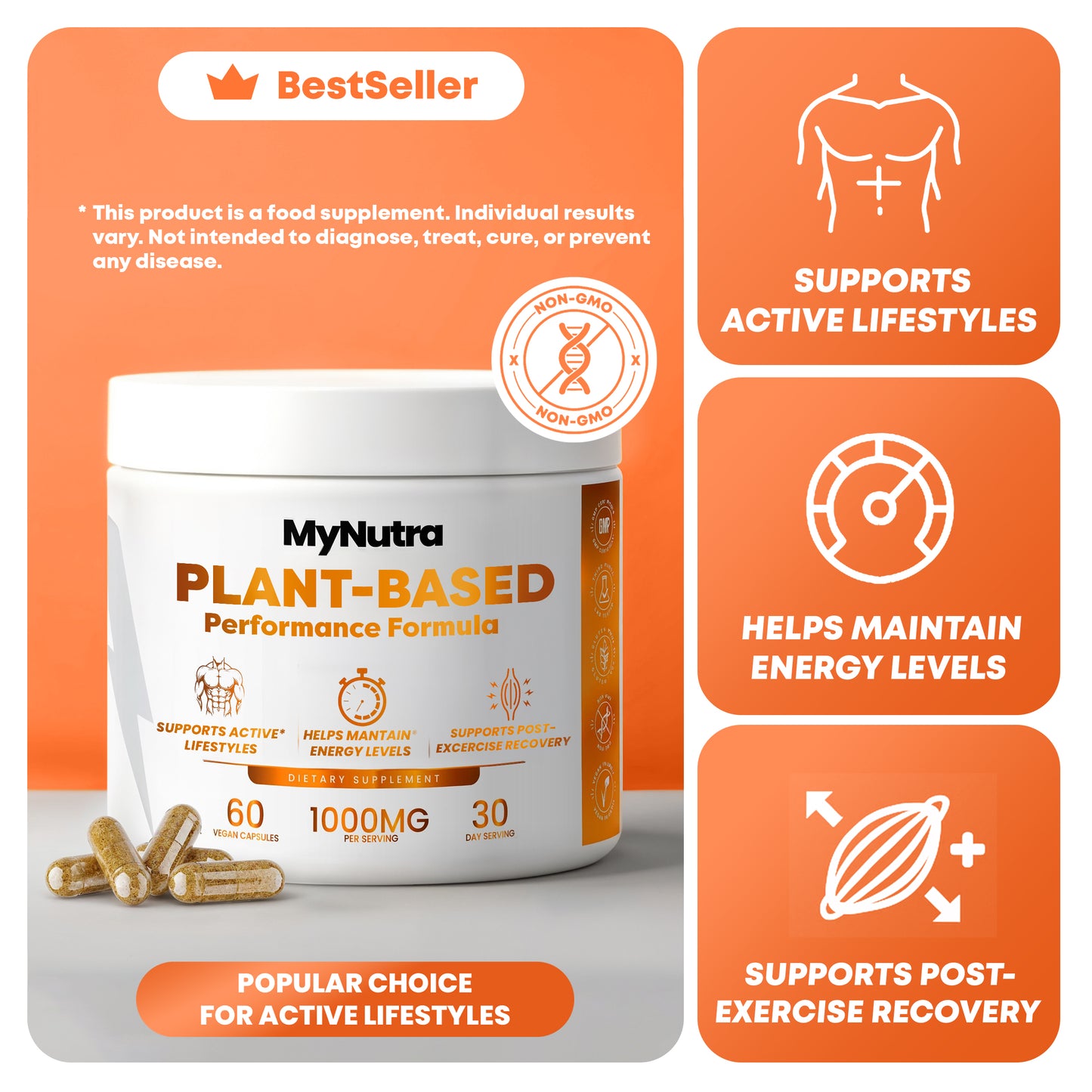 MyNutra™ - Plant-based performance blend with herbal extracts