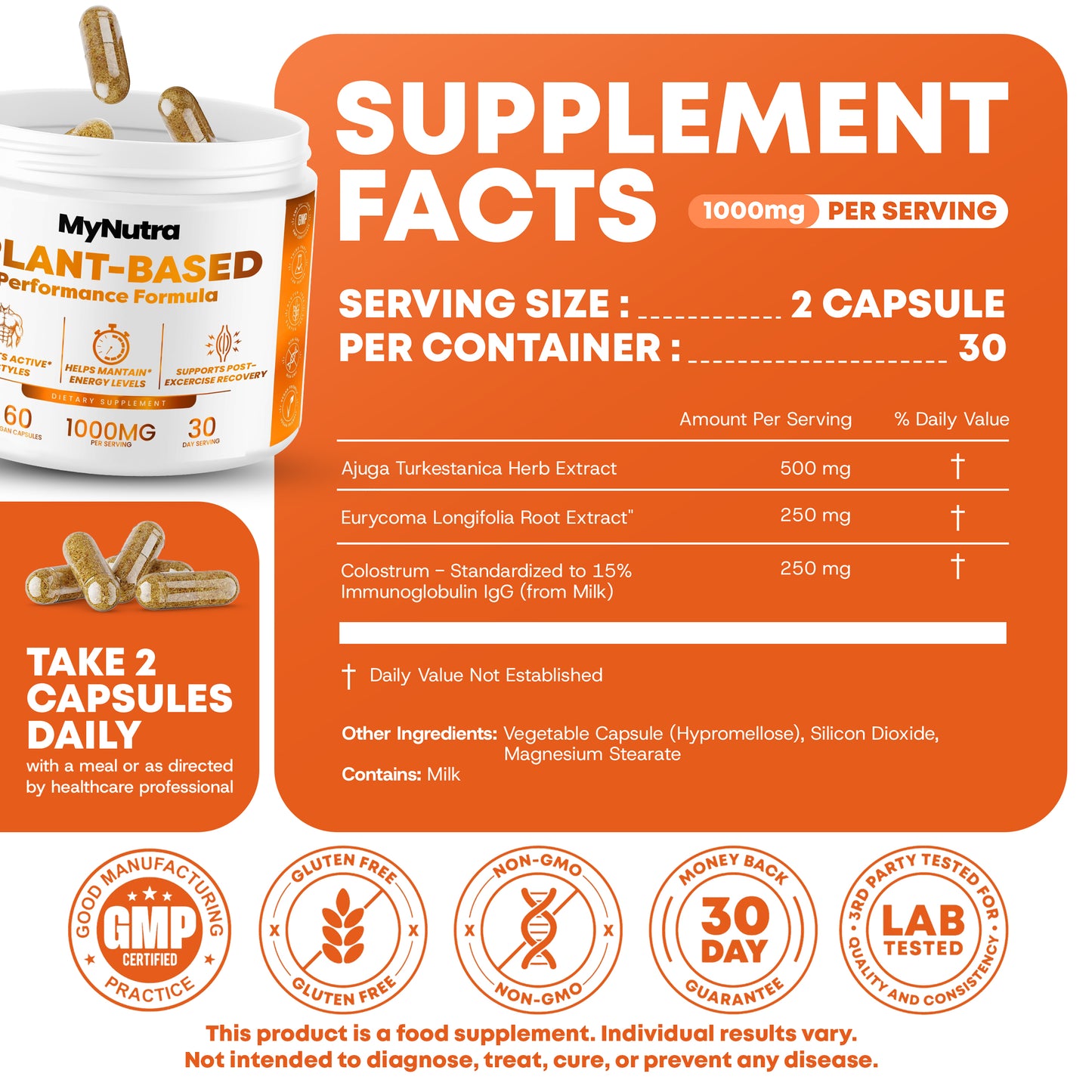 MyNutra™ - Plant-based performance blend with herbal extracts