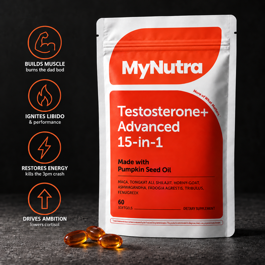 MyNutra® - Testosterone+ Advanced 15-in-1 Softgels